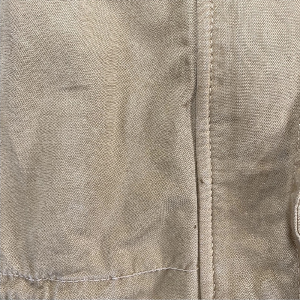 Madewell Jacket Womens Large Tan Cotton Utility Field Casual Pockets Style G4853 - Picture 10 of 12